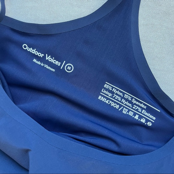 Outdoor Voices Exercise Skort Dress in Navy - Picture 5 of 6